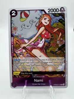 One Piece TCG Nami PRB02-012 R Foil The Best Vol. 2 English NM - Image 1