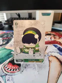 Weiss Schwarz Chibi Toph Promo Box Topper Avatar The Last Airbender WX04-102 PR - Image 1