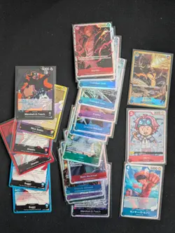 One Piece 234 Cards Lot TCG Card Game Promos, Secret Rares, Uncommons, Foils! - Image 1