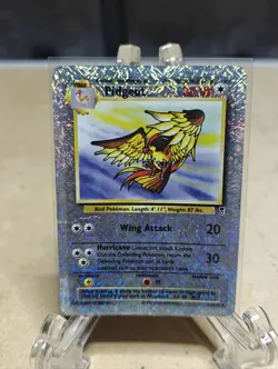 Pokemon Legendary Collection Pidgeot 33/110 Reverse Foil Card 2002 - Image 2