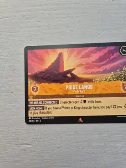 33/204 PRIDE LANDS PRIDE ROCK INTO THE INKLANDS RARE DISNEY LORCANA CARD - Image 3