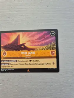 33/204 PRIDE LANDS PRIDE ROCK INTO THE INKLANDS RARE DISNEY LORCANA CARD - Image 4