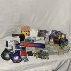 Pokemon Collection Lot Cards Pieces Boxes Books - Image 1