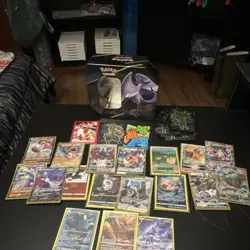 Pokemon TCG Card Lot Tin Sleeves Eevee Charizard Garchomp Snorlax Rayquaza - Image 1
