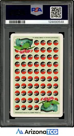 Pokemon 1998 Caterpie Jack Of Hearts Pokemon Stadium Red Playing Card PSA 10 - Image 2