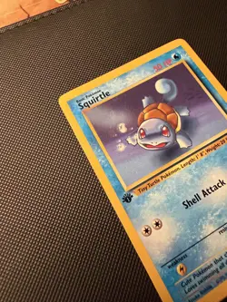 Squirtle 68/82 Team Rocket 1st Edition Common Pokemon Card Near Mint - Image 2