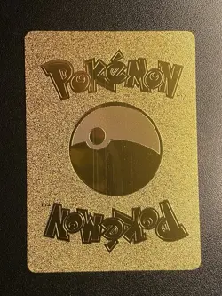 Pokemon Gold Foil Fan Art Charizard 4/102 Collector Display Card NM - Image 2