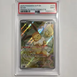 Pokemon Eevee SV: Scarlet & Violet Promo Cards 173 Holo English 2025 PSA 9 - Image 1