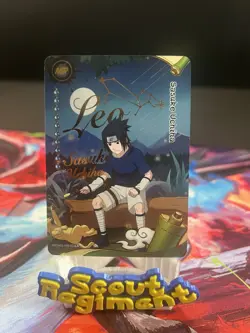 Sasuke Uchiha NRSA01-MR-002L4 Heavens Scroll English Naruto Kayou Card NM - Image 1