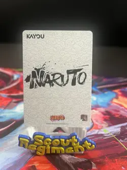 Sasuke Uchiha NRSA01-MR-002L4 Heavens Scroll English Naruto Kayou Card NM - Image 2