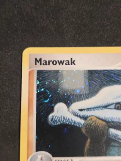 Pokemon Card - Marowak FireRed & LeafGreen 7/112 Holo Rare LP+ Bone Swirl - Image 3