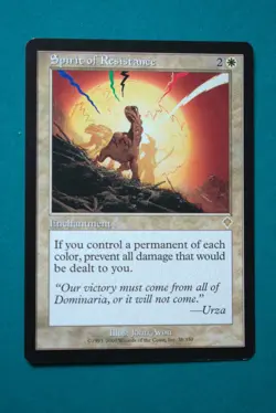 Spirit of Resistance - Invasion - NM (Never Played) - Magic The Gathering - Image 1