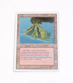 Volcanic Island Magic The Gathering MTG Revised Edition Dual Land - Image 1