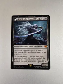 MTG Sephiroth, Fabled Soldier/One-Winged Angel Final Fantasy Regular M 0115 NM - Image 1