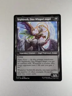 MTG Sephiroth, Fabled Soldier/One-Winged Angel Final Fantasy Regular M 0115 NM - Image 2