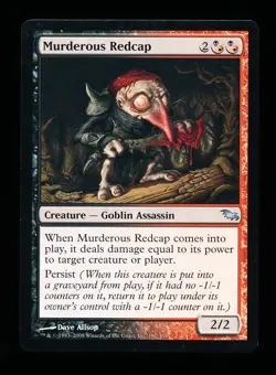 * * 1x Murderous Redcap x1 * * Shadowmoor MTG NM Near Mint or Close - Image 1