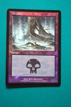 Swamp #341 (Foil) - Invasion - NM (Never Played) - Magic The Gathering - Image 1