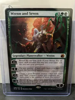 Wrenn and Seven #208 (NM) Midnight Hunt MID Magic MTG - Image 1