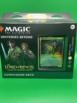 Magic The Gathering Lord Of The Rings Food And Fellowship Commander Deck New - Image 1