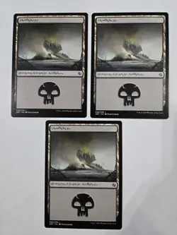Mtg Jumpstart Phyrexian Swamp 058. NM. X3 - Image 1