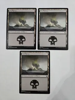 Mtg Jumpstart Phyrexian Swamp 058. NM. X3 - Image 2