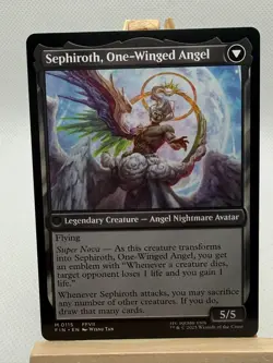 Mtg. Sephiroth, Fabled SOLDIER. Final Fantasy. Pack Fresh - Image 4