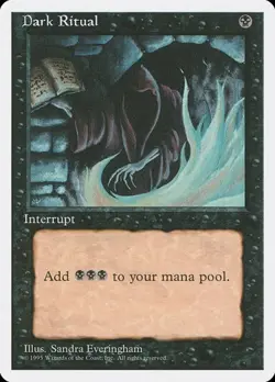 Dark Ritual 4ED LP MTG - Image 1