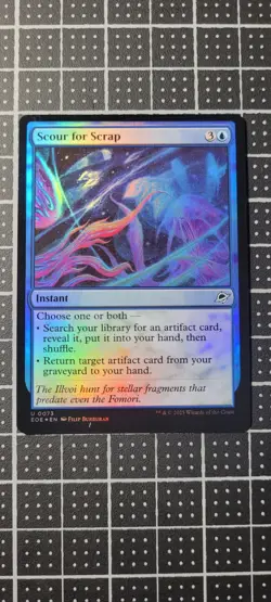 Scour for Scrap Foil - Edge of Eternities U0072 EOE Near-mint (Never Played) - Image 1