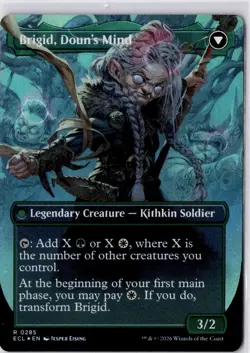Brigid, Clachan's Heart (Borderless) Lorwyn Eclipsed Foil NM R 0285 - Image 2