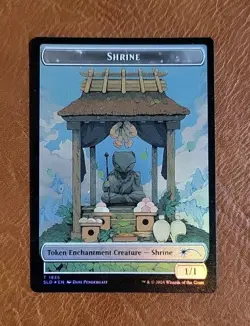 NM FOIL Shrine Token SLD #1835 Secret Lair Drop 20 Ways to Win - Image 1