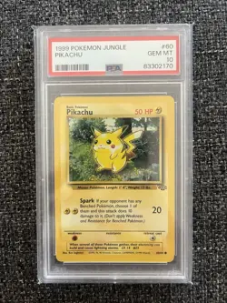 Pokemon - 1999 Pikachu Jungle 60/64 - PSA10 🔥 GEM MINT 💎 - Image 1