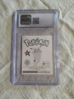 1999 #141 Kabutops Pokemon Merlin Series 1 Sticker; Graded- CGC 8 - Image 2