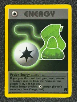 POTION ENERGY 82/82 Base Set Series Team Rocket Uncommon Pokemon Card 2000 NM - Image 1