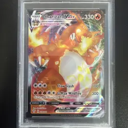 2020 POKEMON SWORD & SHIELD DARKNESS ABLAZE #020 FULL ART/CHARIZARD VMAX PSA 10 - Image 3