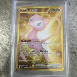 PSA 10 Mew EX Gold 205/165 English Pokemon 151 Scarlet & Violet Hyper Rare Holo - Image 3