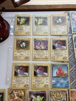 Vintage Base set pokemon card lot, 160+ 1st edition,fossil,jungle,gym - Image 2