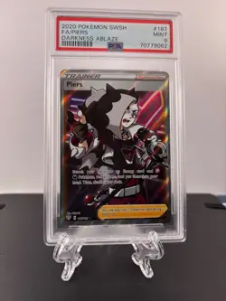 2020 Pokemon Darkness Ablaze 187 Full Art Piers PSA 9 MINT - Image 1