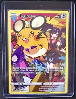 2022 Pokemon Brilliant Stars Dedenne Trainer Gallery FA Rare Holo #TG07/TG30 - Image 1