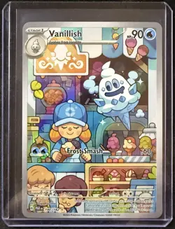 Pokemon TCG Vanillish Paradox Rift 190/182 Holo Illustration Rare - Image 1