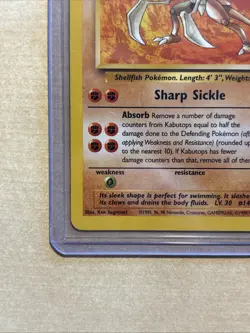 Pokemon TCG Kabutops Fossil Card 24/62 Regular Rare, LP Condition - Image 5