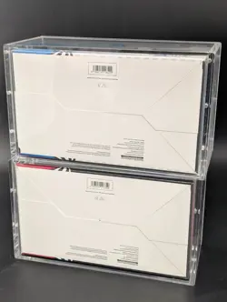 2x Pokemon Black Bolt White Flare Sealed Booster Bundle Display Case W/Acrylic - Image 2
