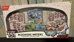 Pokemon TCG Scarlet & Violet 151 Blooming Waters Premium Collection Box - New - Image 1