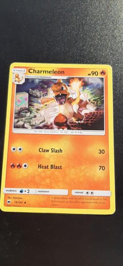 Charmeleon 19/147 Burning Shadows Regular Uncommon Pokemon Card TCG Trading Game - Image 1