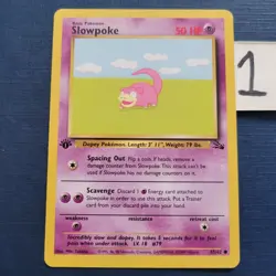 Custom Listing for figu-2348 (3x Pokemon Slowpoke 55/62 1st Edition) - Image 1