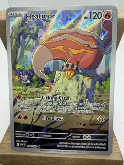 Pokemon: Heatmor - 104/086 - SV: White Flare (WHT) Holo Illustration Rare - Image 1