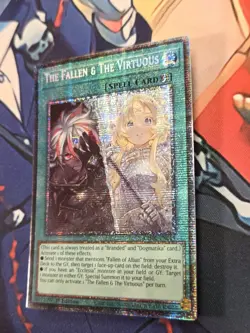 Fallen & the Virtuous - Starlight Rare - CH01-EN019 - YuGiOh - send offers - Image 1
