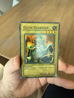 Yu-Gi-Oh! Celtic Guardian LOB-007 Wavy Print, Faded - Image 5