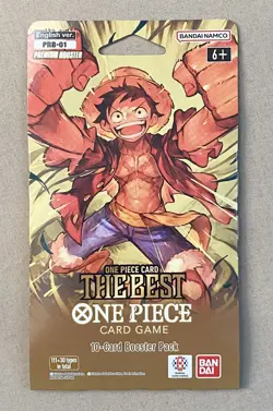 One Piece PRB-01 Premium The Best Sleeved Booster Pack English Sealed - Image 1