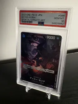 ONE PIECE TCG JAPAN OP-06 GECKO MORIA ALT ART PSA 10 #086 - Image 3