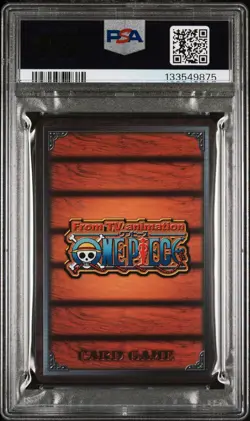 2002 BANDAI ONE PIECE CCG JPN ASSAULT ON BAROQUE WORKS #W01 ZORO PSA 10 - Image 2